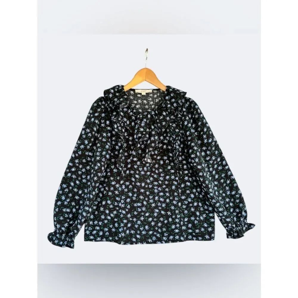 🎉5 for $45🎉 Loft top blouse shirt size MP